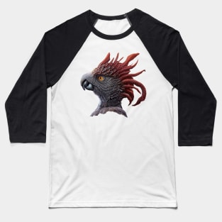 Bird phoenix red fire feathers Baseball T-Shirt